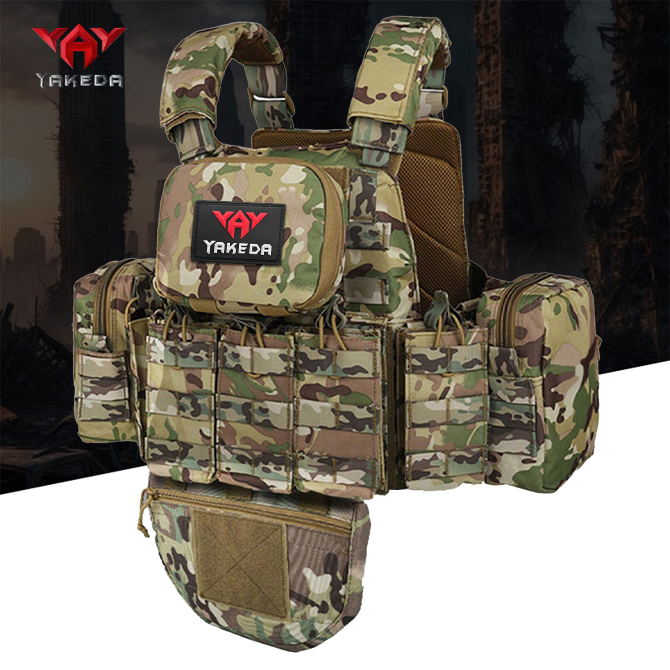 Crossfit Vest - YAKEDA Охотничий жилет из восьми частей
