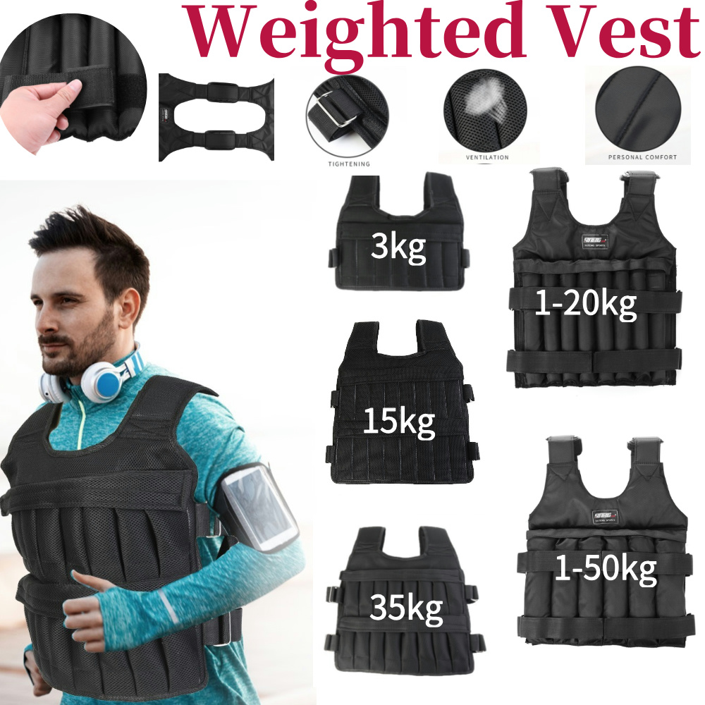 Crossfit Weight Vest - Регулируемый утяжеляющий жилет для тренировок 3/15/35