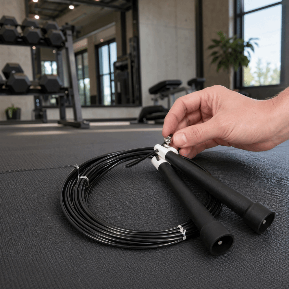 Skipping Rope Pvc - Портативная стальная скакалка с ПВХ-покрытием, не