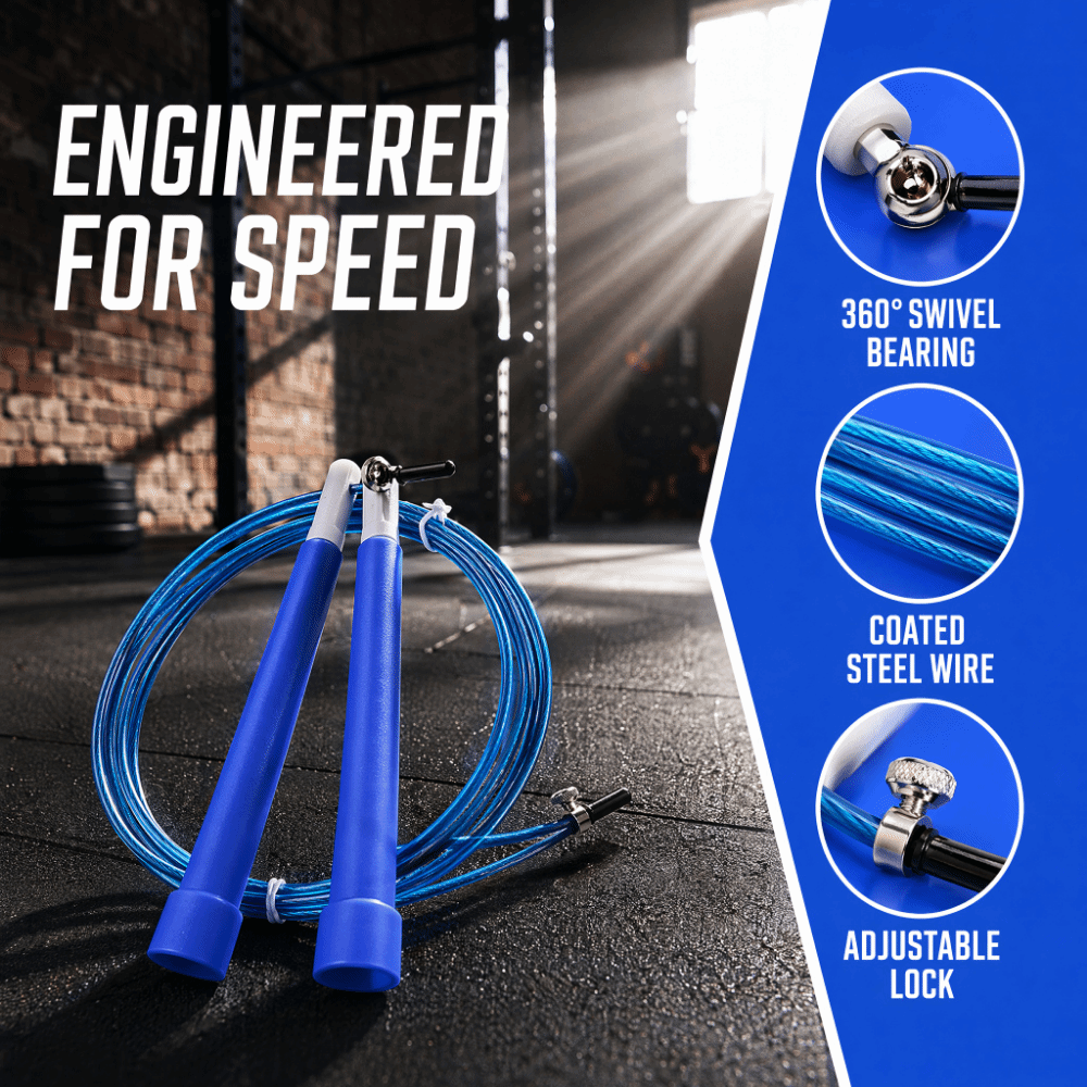 Прочная стальная скакалка с ПВ – обзор и цена Skipping Rope Pvc