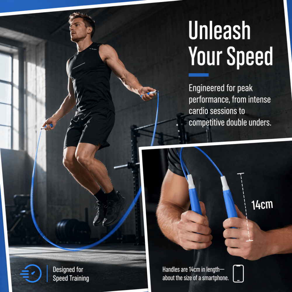 Портативная стальная скакалка  – обзор и цена Skipping Rope Pvc