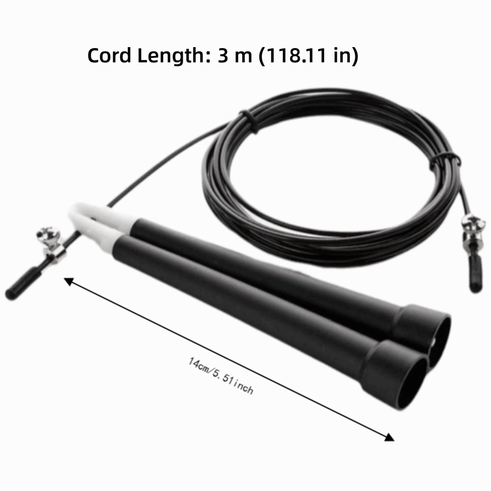Портативная стальная скакалка  – обзор и цена Skipping Rope Pvc